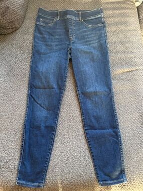 SPANX dark blue denim jeans